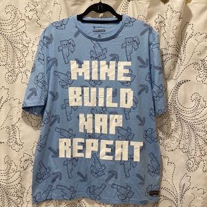 Mine Craft Mens shirt size L